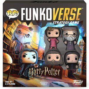 Funkoverse: Harry Potter 102 4-Pack Board Game, Multicolor Bin Q
